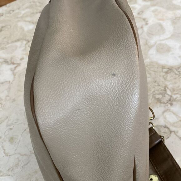 Trussardi Crespo Collection Italian Leather Unisex Messenger Bag Vintage - Picture 16 of 16